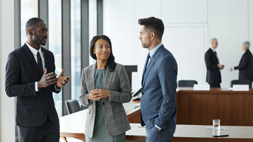 Congregation of colleagues at CSCMP conference