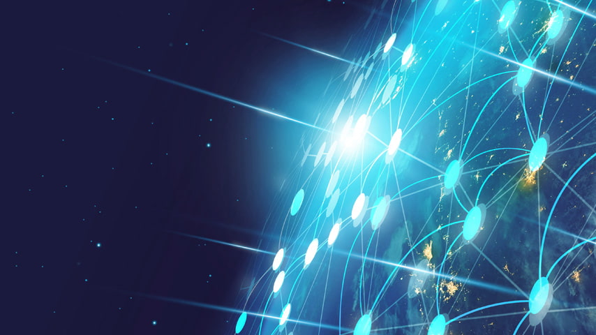 Stylized view of the globe depicting importance of trade and tariff expertise.