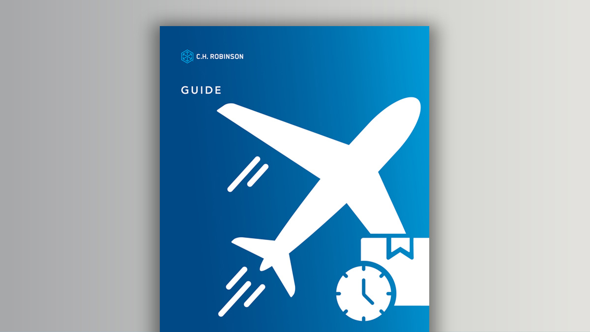 Graphic depicting air cargo