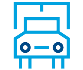 over the road truck icon